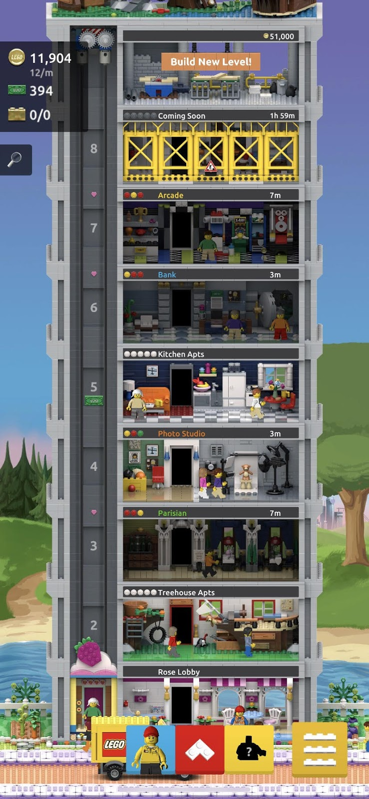 Illustration for article titled Lego Makes Tiny Tower Just A Little Bit Better